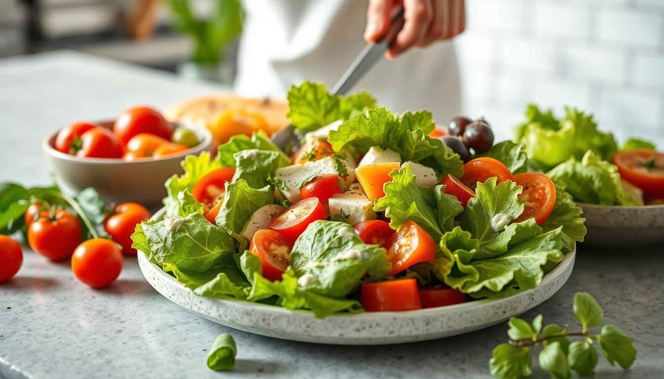 Fresh seasonal cooking dish